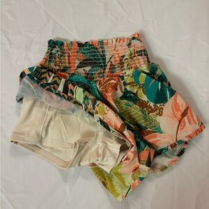 Aerie Offline Tropical Print Women's Shorts ✨🌴🍊
